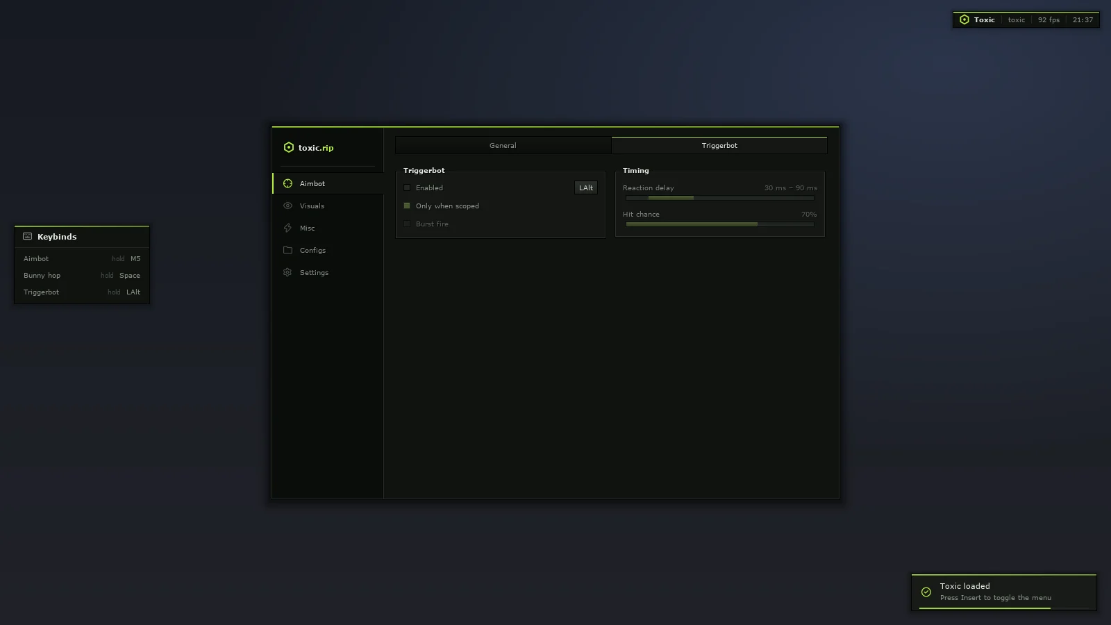 Toxic triggerbot