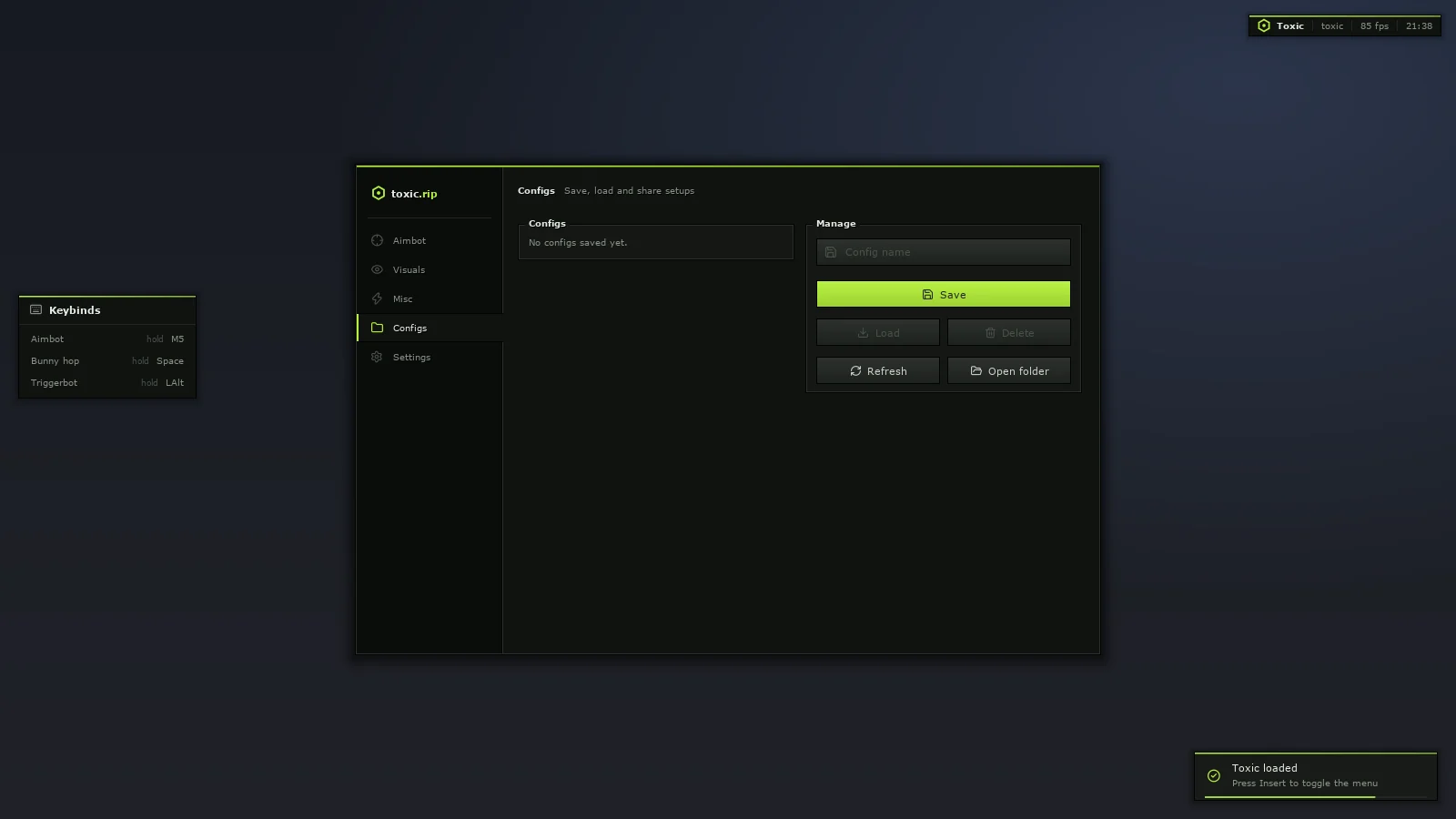 Toxic configs